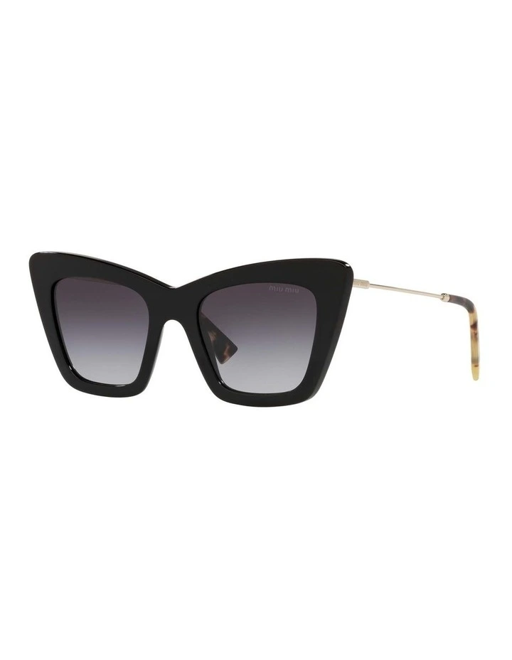 MU 01WS Black Sunglasses