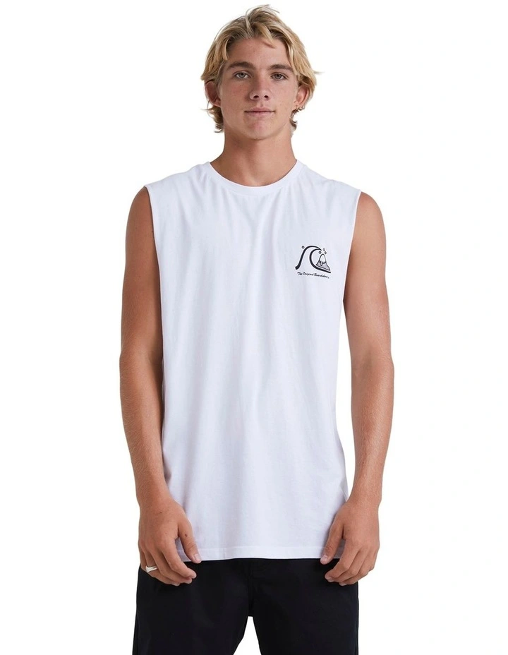 Original Sleeveless Muscle T-shirt in White