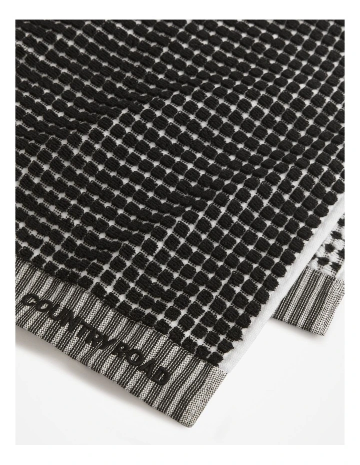 Luma Australian Cotton Hand Towel in Charcoal