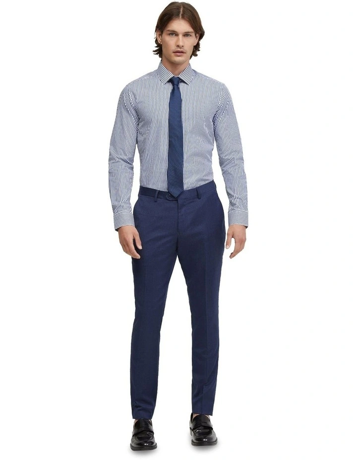 Beckton Striped Shirt in Navy