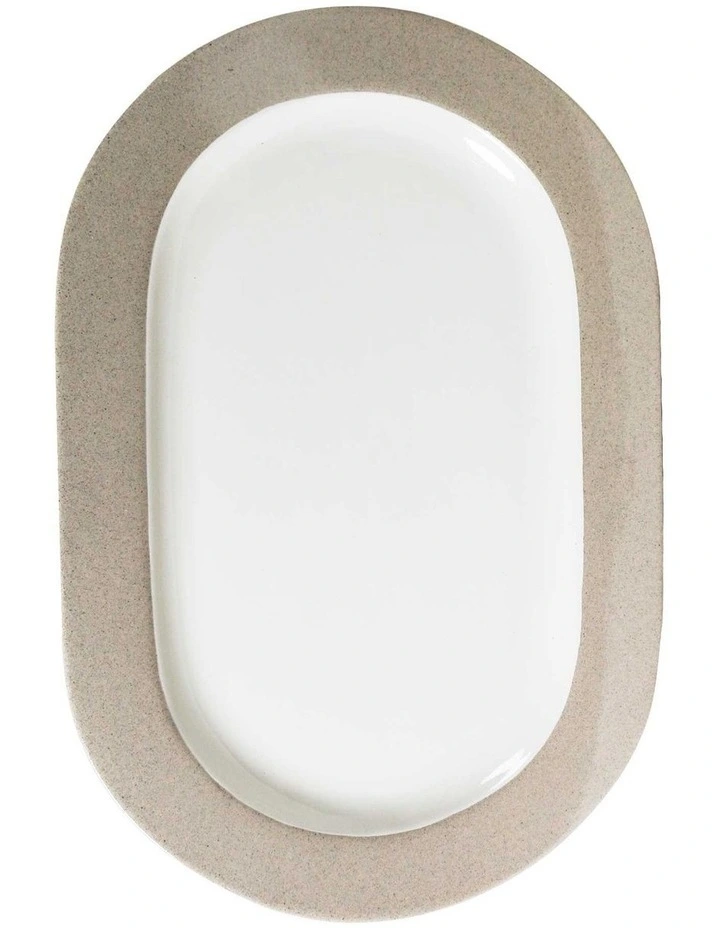 Swatch Oval Platter 28cm x 25cm in Tide