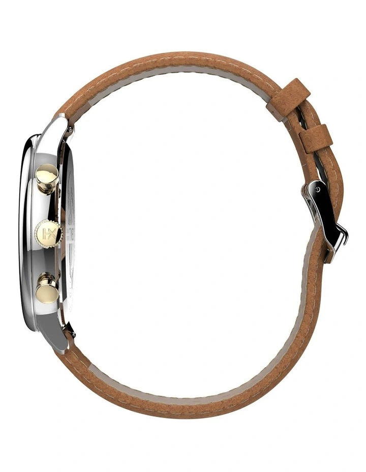 Chicago Tan Leather Chrono Watch TW2U39000