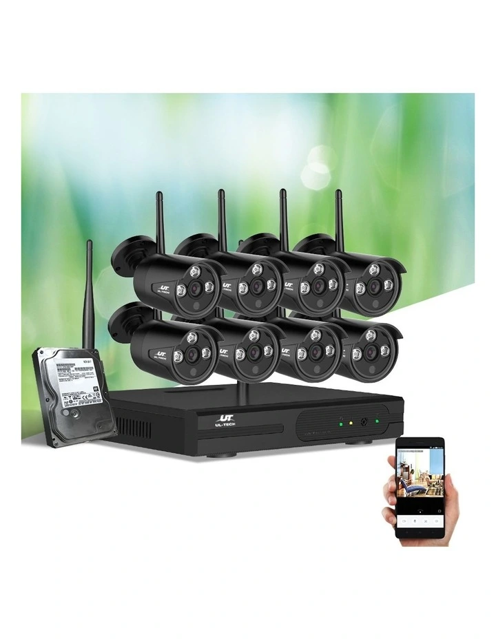 Wireless CCTV Security Camera in Black