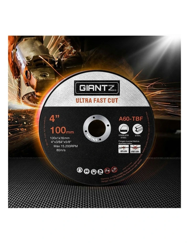 Cutting Discs 200-Piece in Black