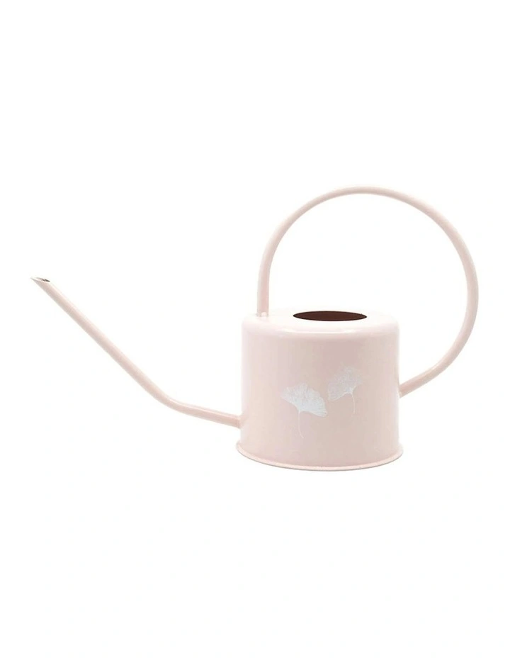 Ginkgo Metal Watering Can 36cm in Peach