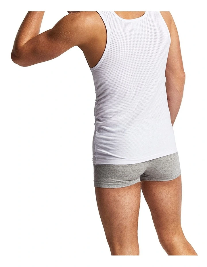 Coral Island Singlet in White