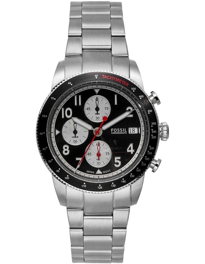 Sport Tourer Chronograph Watch in Silver