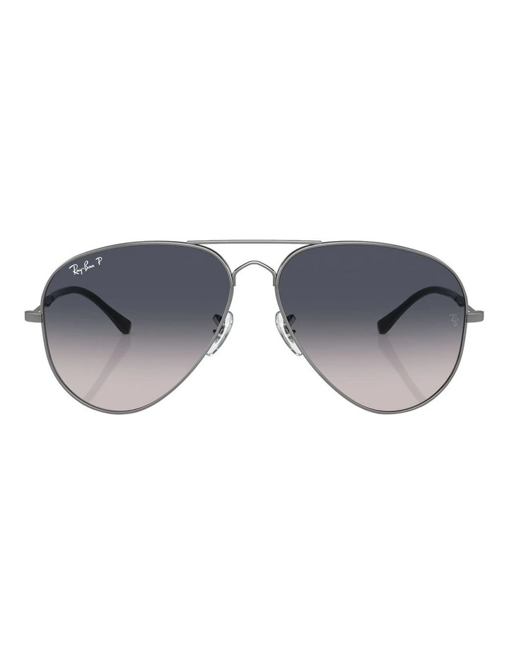 Old Aviator Polarised Sunglasses in Grey