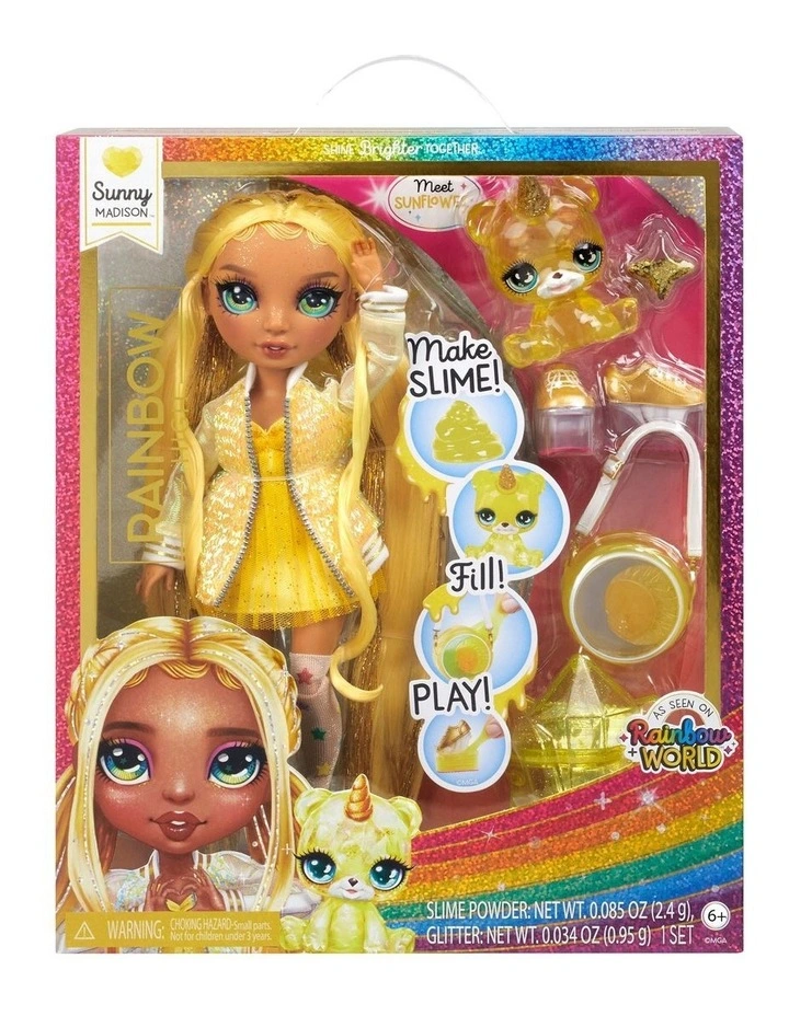 World Doll Sunny with Slime Kit & Pet