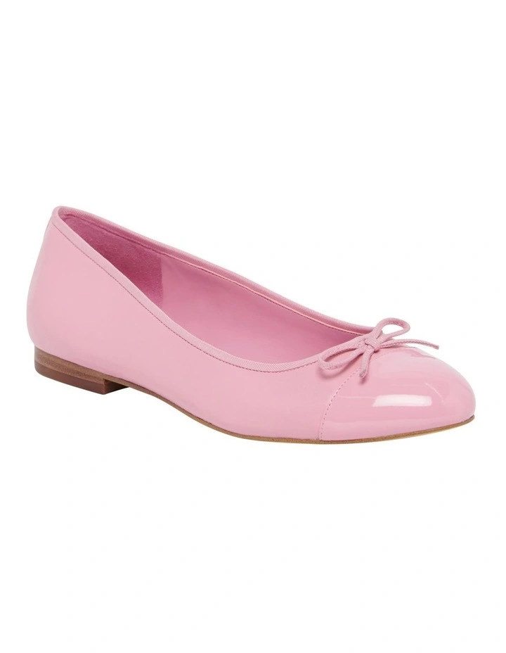 Jinks Ballet Flat Shoe in Pink