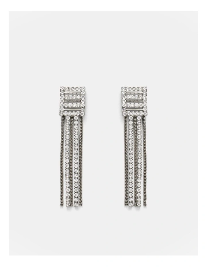 Coruscant Earrings in Silver