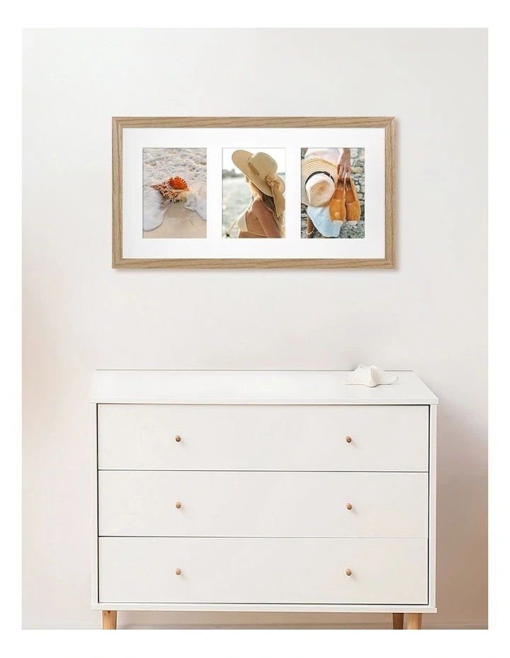 Decorator Photo Frame 25x50/13x18 in Natural