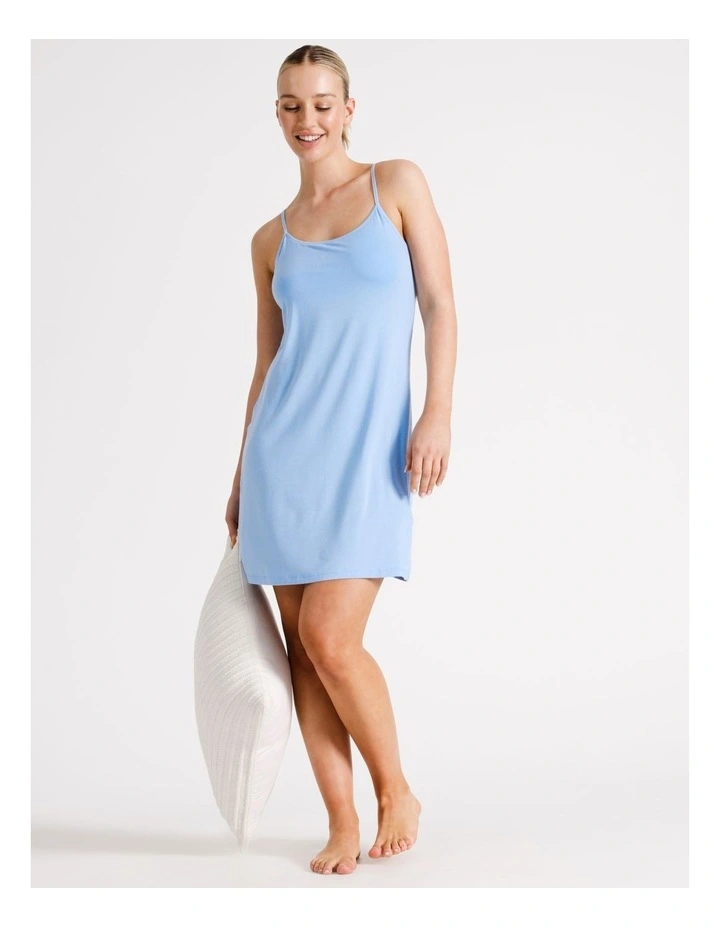 Pure Comfort Bamboo Chemise in Blue