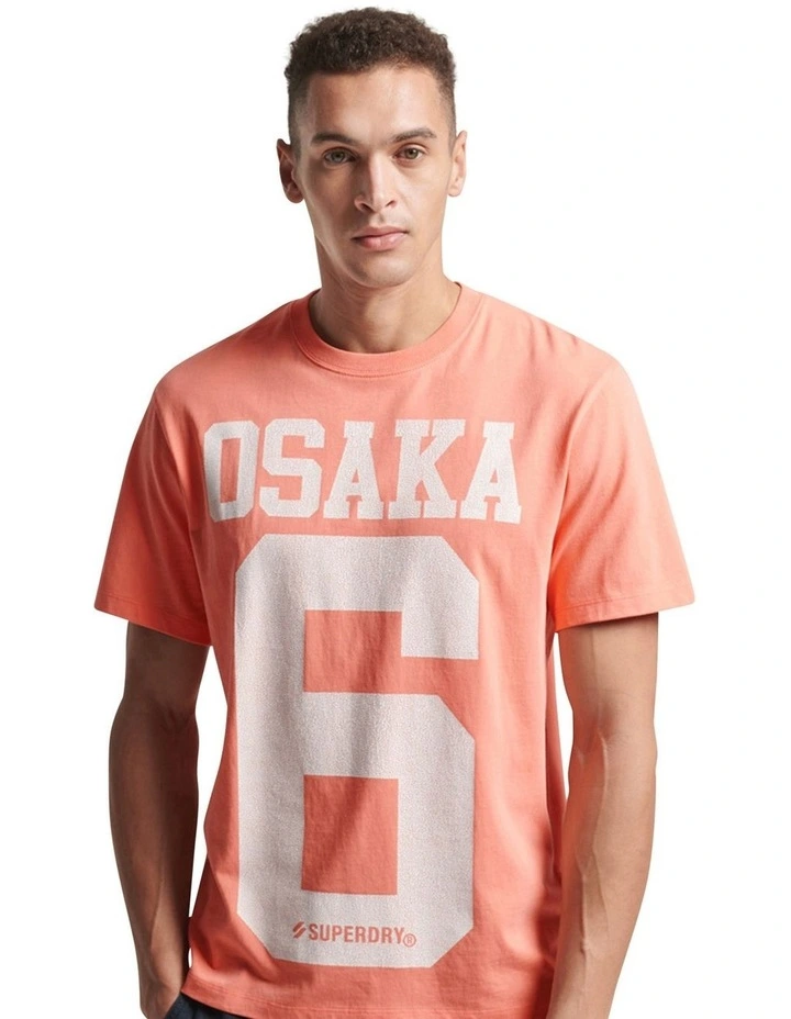 Classic Osaka T-shirt in Fusion Coral