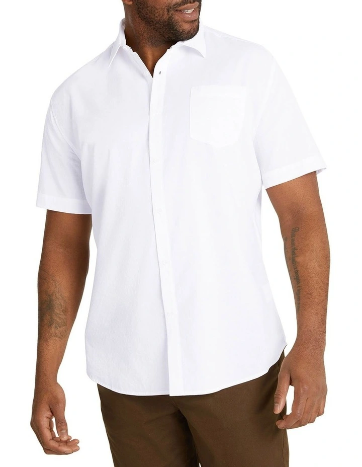 Hugo Textured Shirt in White