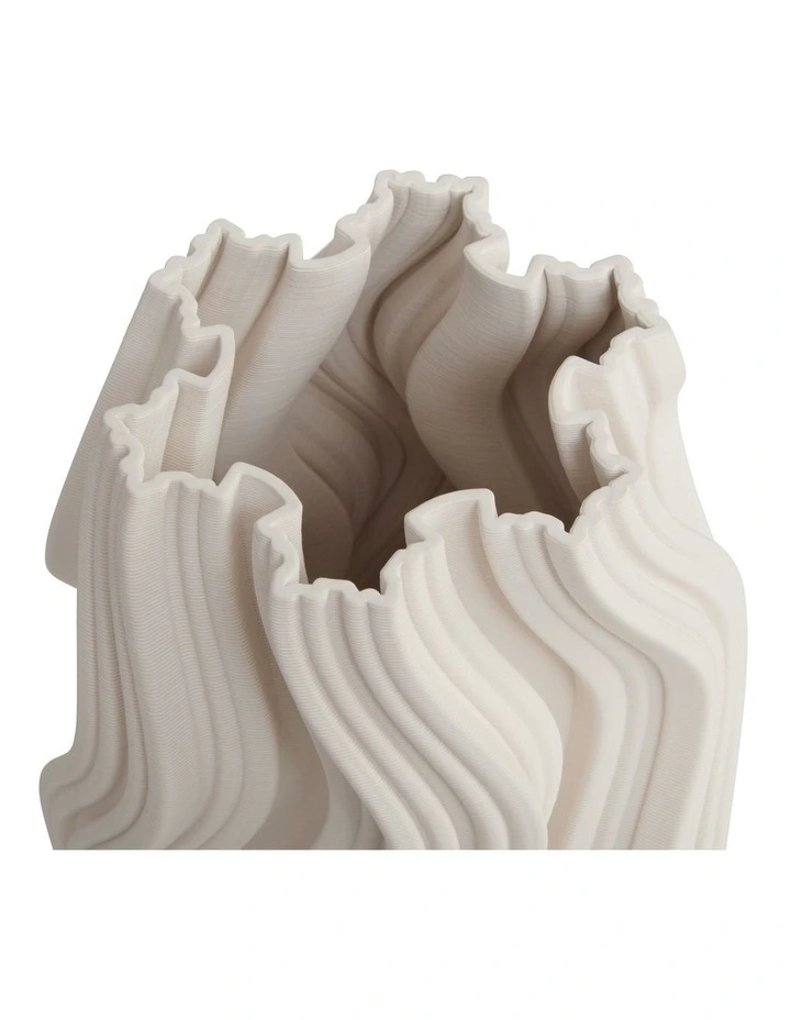 Harper Vase 30cm in White