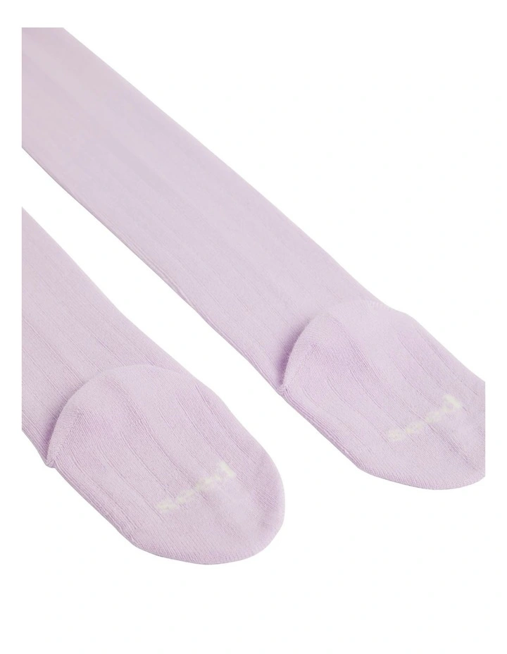 Rib Full Length Tight in Orchid
