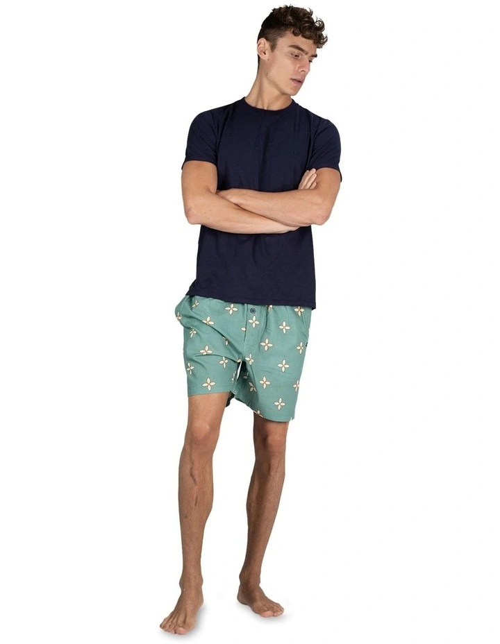 Daisy Summer PJ in Navy/Multi