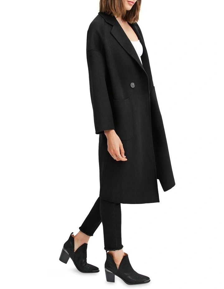 Publisher Double-Breasted Wool Blend Coat
