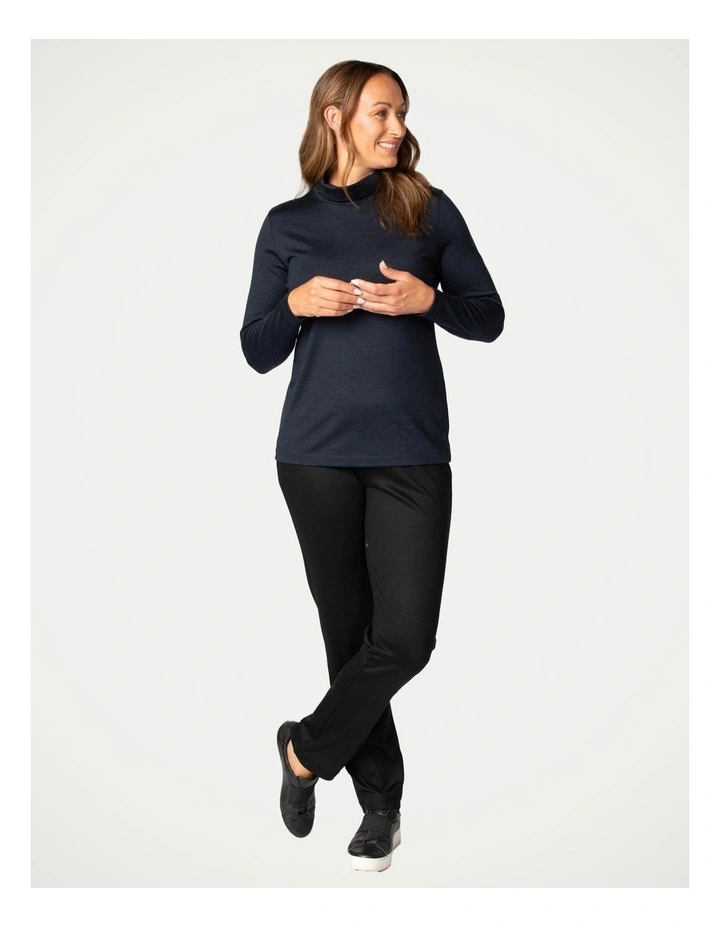 Hedrena Skivvy Top in Black
