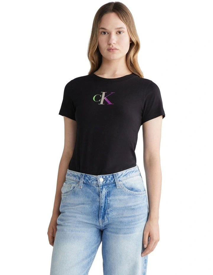 Gradient Tee in Black