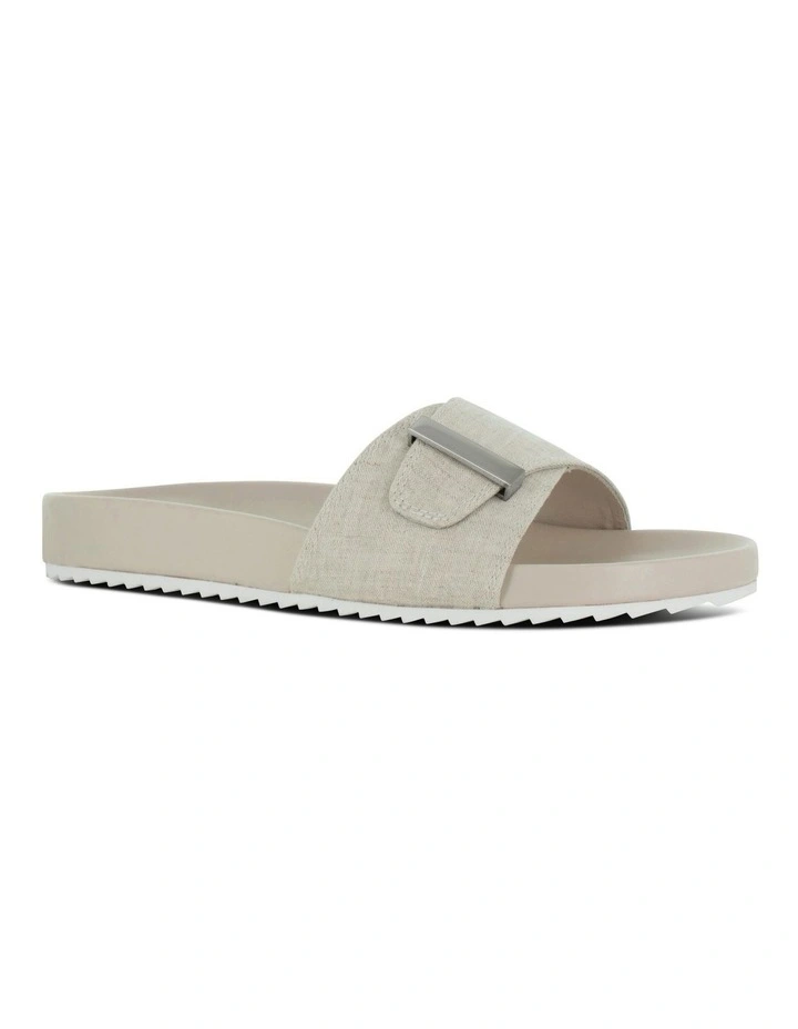 Donna II Flat Sandals in Beige