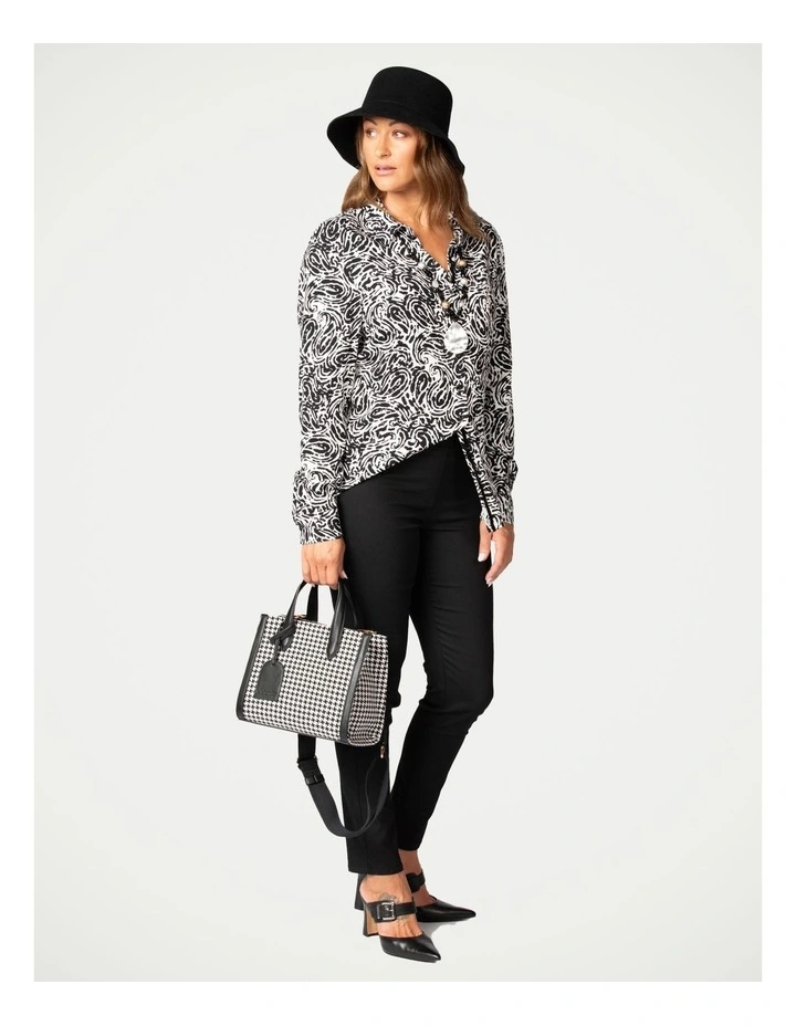 Schwarz Printed Shirt in Multi
