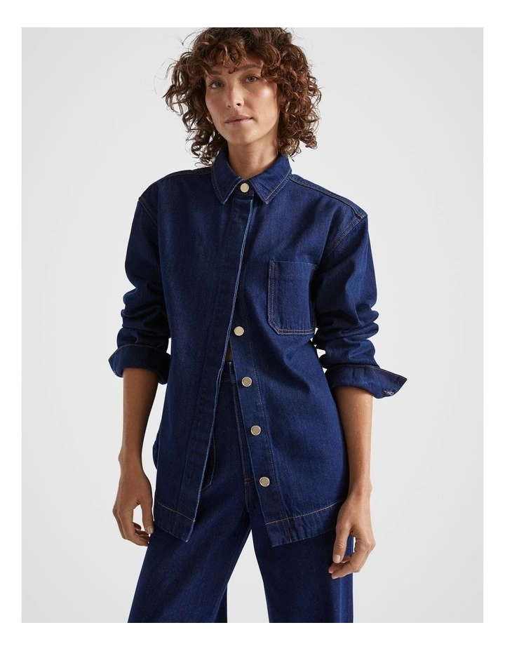 Denim Classic Shirt in Neptune Wash