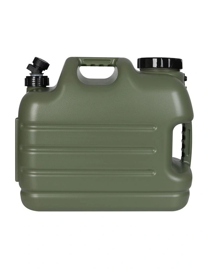 Water Container Jerry Can Outdoor Storage Barrel Camping 25L in Green