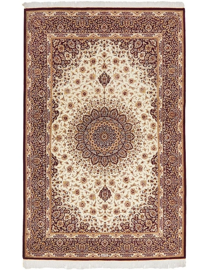 Handknotted Persian Qum Rug 208X132cm