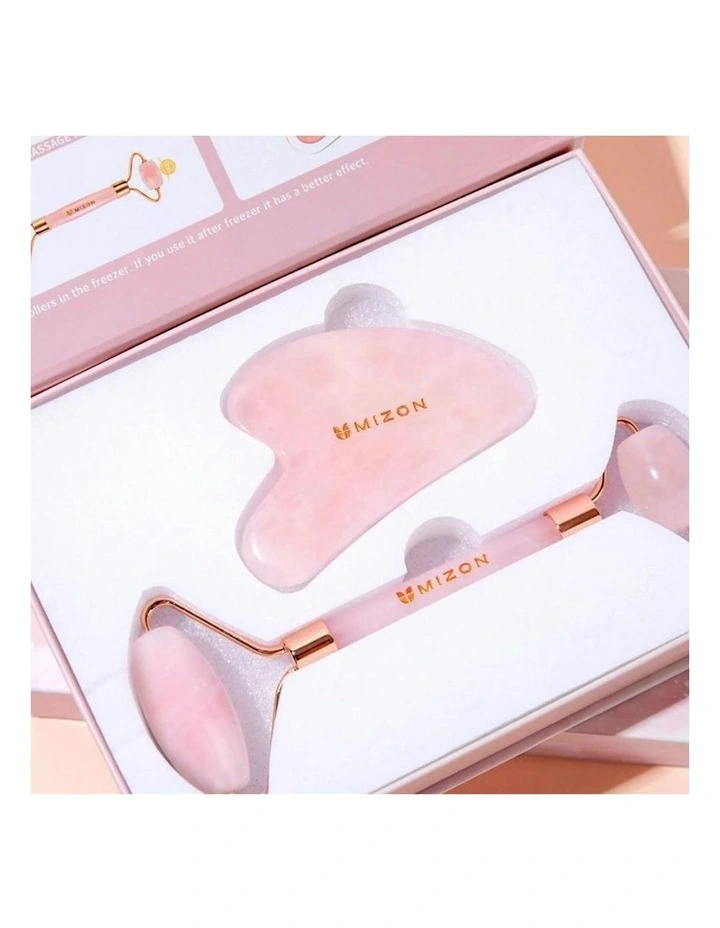Facial Massage Roller And Gua-Sha Set