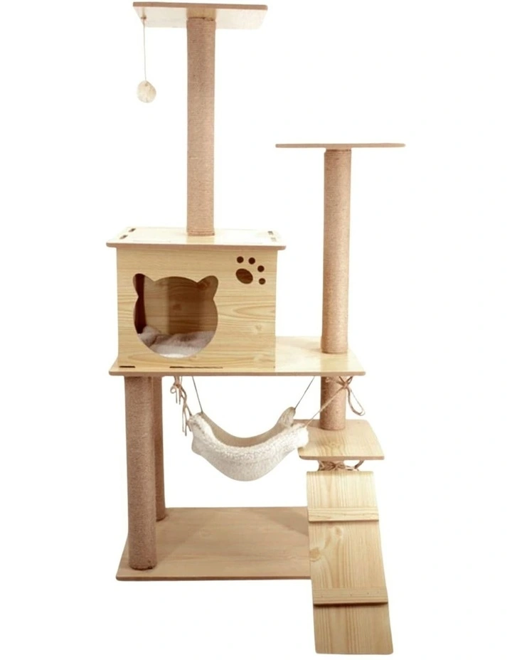 Pet Scratcher Tower Post 120Cm/135Cm/140Cm in Brown