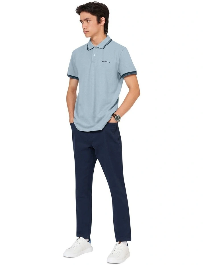Signature Polo Shirt in Blue
