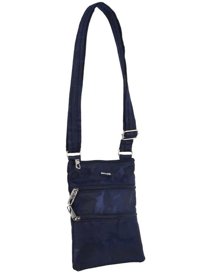 Anti-Theft Cross Body Bag in Navy