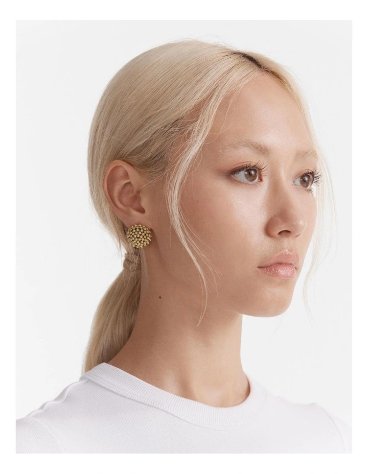 Adventure Stud Earrings in Gold