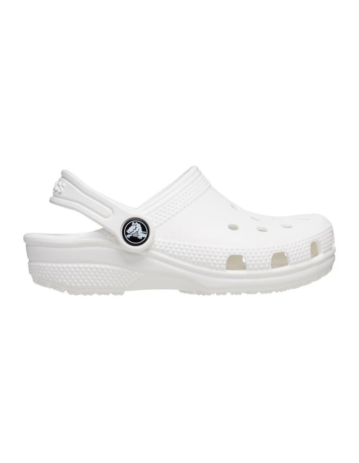 Classic Clog Infant Beach Sandals in White