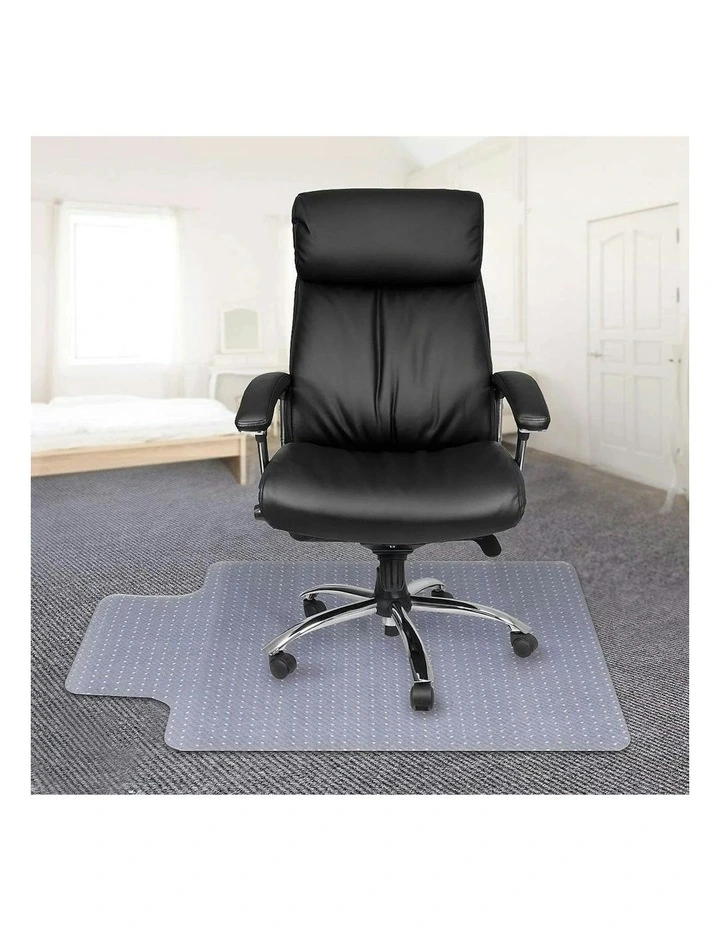 Anti-Slip Floor Protection PVC Chair Mat with Stud in Clear