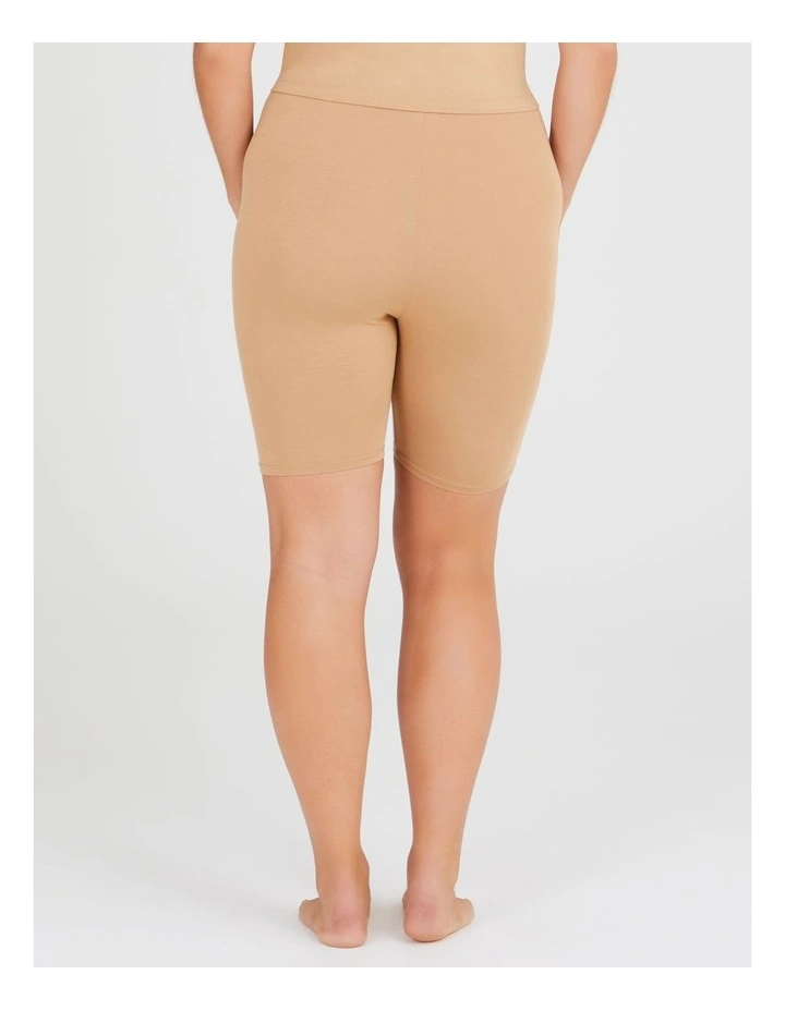 Bamboo Anti Chafe Crop Short in Natural