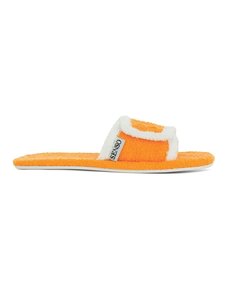 Iris Flat Sandals in Orange