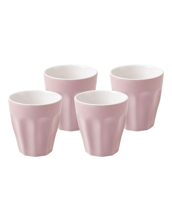 Gift Boxed Blend Sala Espresso Cup 100ml Set of 4 in Rose