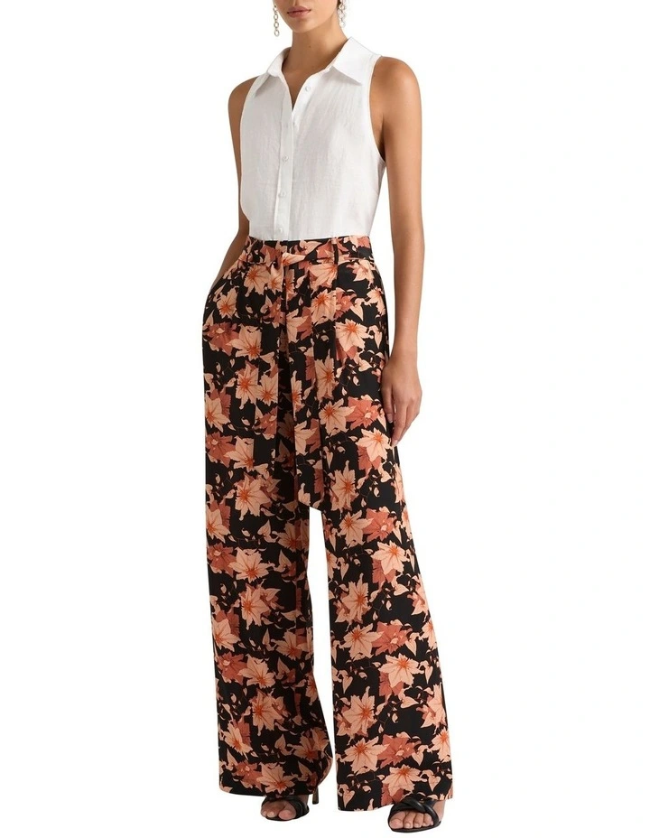 Zane Pant in Black Multi