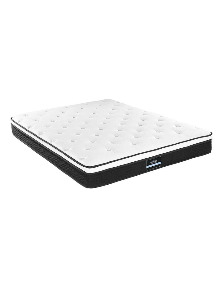 Euro Top Bonnell Spring Foam Queen Size Mattress 21cm in White