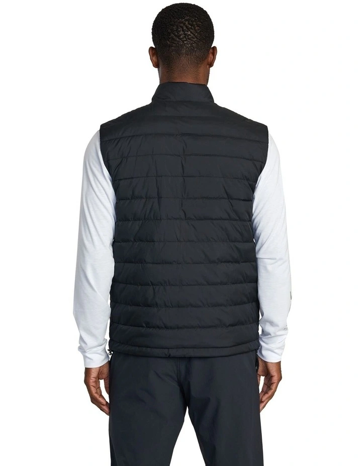 Packable Puffer Vest in Black