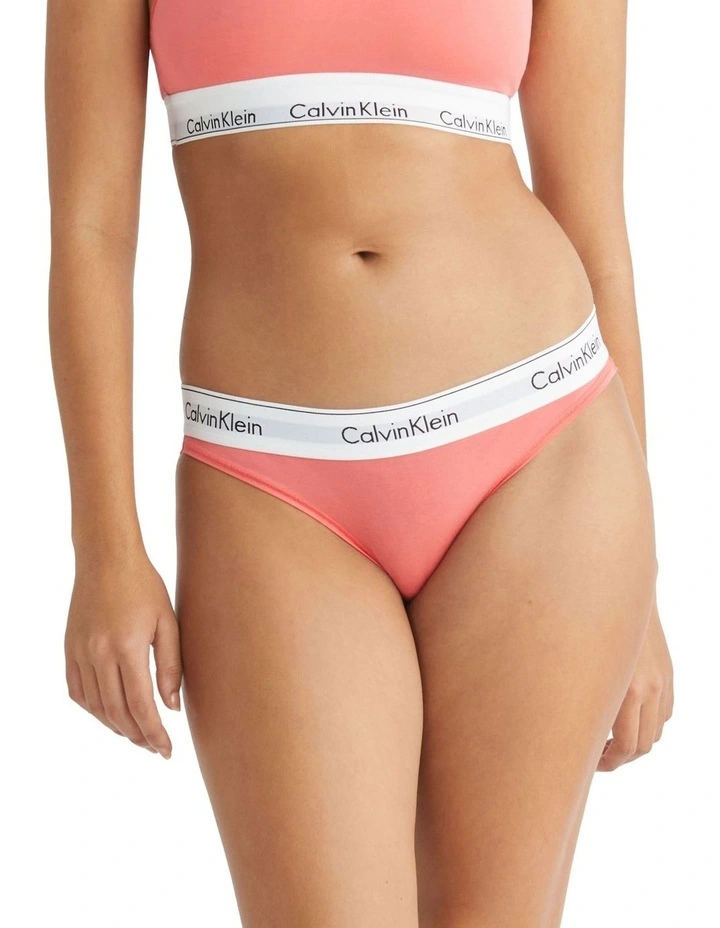 Modern Cotton Bikini in Wild Iris