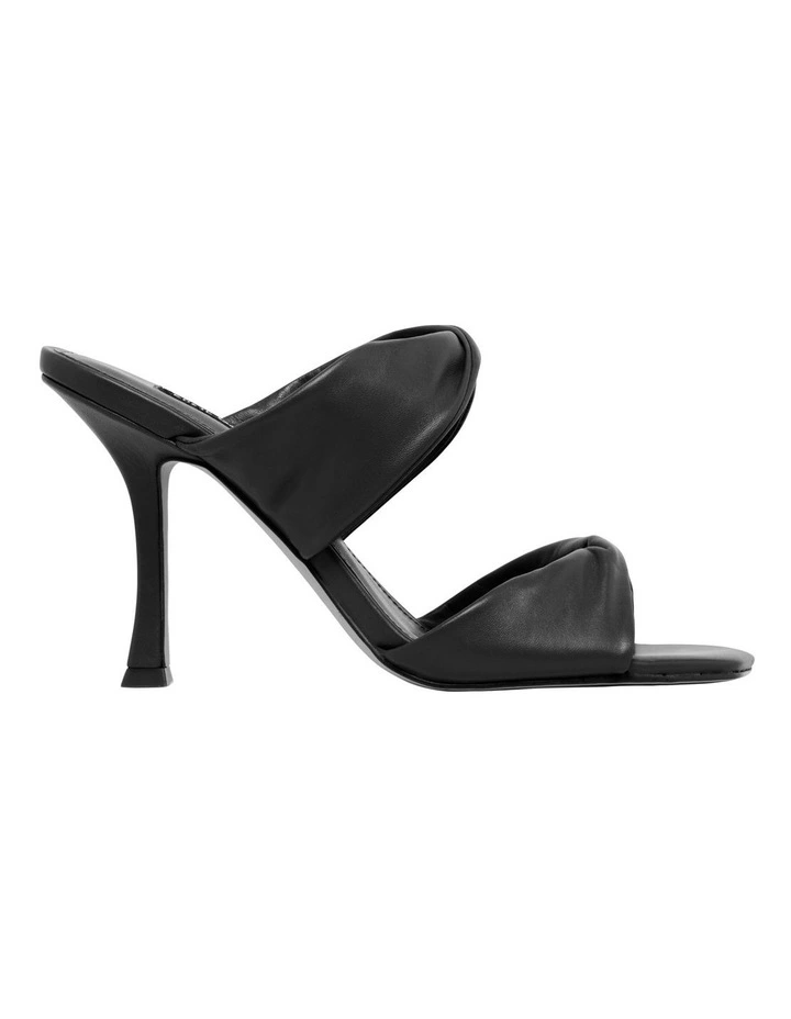 Seeya Heeled Sandal in Black
