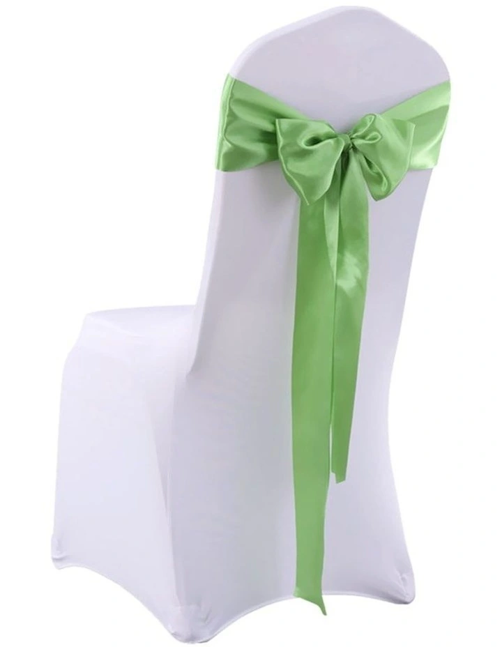 Fabric Chair Sashes Covers Decoration x20 in Green