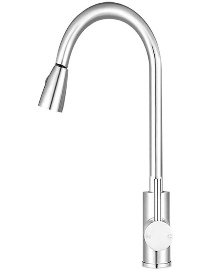 Pull-out Mixer Tap in Silver