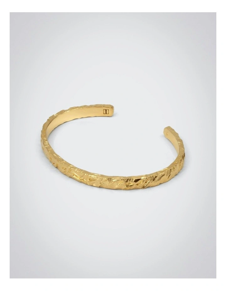 Jasper Cuff in Gold