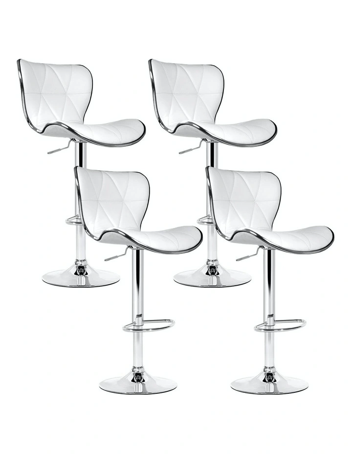 Kitchen x4 Barstools Chairs in White