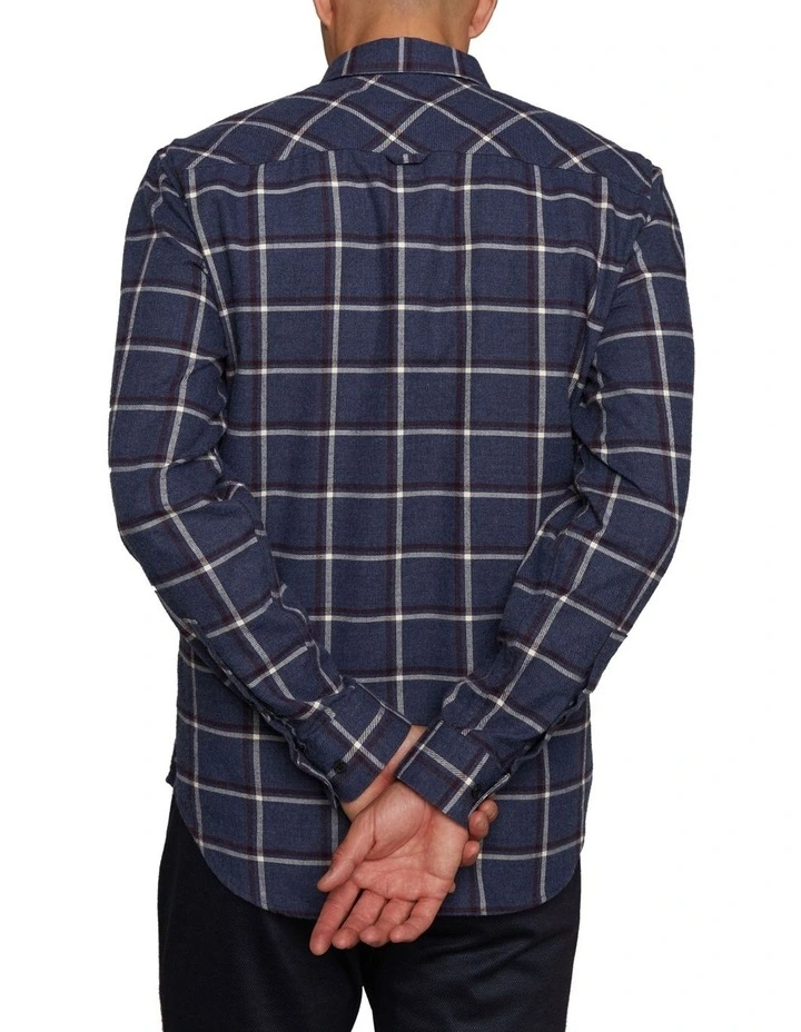 Trostol Long Sleeve Shirt in Dark Navy